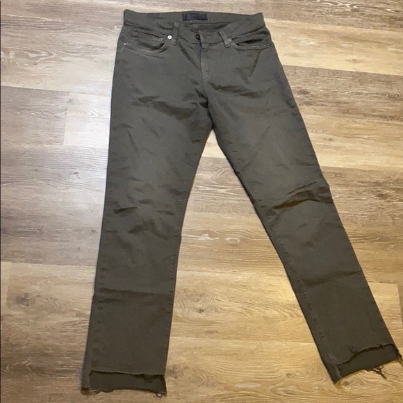 Dark mint green trousers - Picture 1 of 5